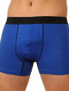 Однослойные боксеры из дышащей ткани синего цвета E5 Underwear RT19